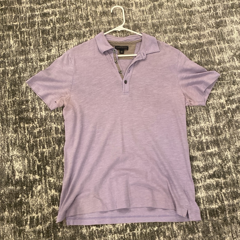 Men’s Banana Republic Lavender Polo Shirt